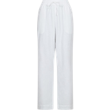 Neo Noir Dame Bukser & Shorts Neo Noir Sonar Linen Pants - White