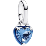 Pandora ME Chakra Heart Mini Dangle Charm - Silver/Blue