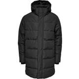 Only & Sons Herre - Udendørsjakker Only & Sons Jacket With Detachable Hood - Black