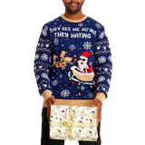 Julesweaters Sweatere Jule Sweaters They See Me Ho'ing Sweater - Blue
