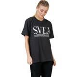 Svea Dame T-shirts & Toppe Svea Oxford Tee Grey, Female, Tøj, T-shirt, Grå