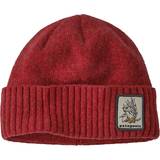 Patagonia Tilbehør Patagonia Brodeo Beanie -Fun Hogs Armadillo: Touring Red FHRE