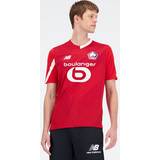 New Balance Supporterprodukter New Balance Men's Lille LOSC Home Short Sleeve Jersey in Red Polyester