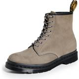 11 - Sølv Støvler Dr. Martens 1460 Milled Nubuck Wp Grey Boots