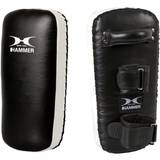 Mitts Hammer Boxing Thai Pad, Leather, Black/White, One Piece, Mitts