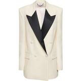56 - XXS Overtøj Stella McCartney Wool tuxedo jacket white