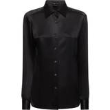 Dame - Sort - XXS Skjorter Tom Ford Silk satin shirt black