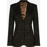 Blomstrede Blazere Dolce & Gabbana Brocade blazer black