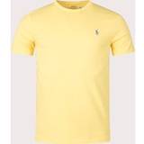 Polo Ralph Lauren Gul T-shirts & Toppe Polo Ralph Lauren Men's Custom Slim Fit T-Shirt Yellow 38/Regular yellow
