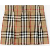 Ternede Nederdele Børnetøj Burberry Childrens Check Cotton Pleated Skirt 2Y