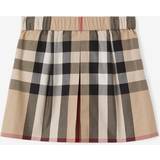 Burberry Børnetøj Burberry Childrens Exaggerated Check Pleated Cotton Skirt 2Y