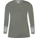 Chiffon - Grå Overdele Zhenzi Langærmet T-Shirt army 200096