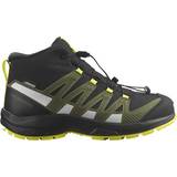 Børnesko Salomon Kids' XA Pro V8 Mid Hiking Shoes Black/Green/Yellow