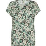 Soyaconcept T-shirts & Toppe Soyaconcept Felicity 419 T Shirt Paisley Grøn-M