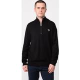 Paul Smith Herre Sweatere Paul Smith PS Logo-Embroidered Cotton-Blend Sweatshirt Black