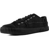 T.U.K. Sko T.U.K. Shoes Black Canvas Low Top Sneaker