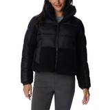 Columbia Dame - Nylon Jakker Columbia Women's Leadbetter Point Sherpa Hybrid Puffer Jacket Black