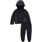 Tracksuits Børnetøj Nike Baby Sportswear Tech Fleece Full-Zip Set Hoodie Set 2pcs - Black (66L050-023)