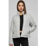 Urban Classics Dame Overtøj Urban Classics Ladies’ arrow puffer jacket Between-seasons Jacket grey