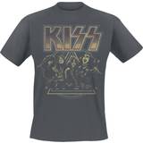 Kiss Knapper Tøj Kiss T-skjorte Vintage Pyramid til Herrer koksgrå