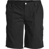 5XL - Herre - Sort Shorts North Cargo-Shorts aus Baumwolle schwarz