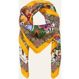 Etro Silke Tøj Etro Floral Bordered Silk Scarf