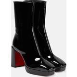 40 ½ - Lak Ankelstøvler Christian Louboutin Alleo patent leather ankle boots black