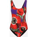 Sølv Badetøj Dolce & Gabbana Racing swimsuit anemoni_fdo_viola