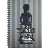 Kalendere & Notesblokke Cinereplicas Heft + Block, Wednesday Notizbuch This Is My Writing Time-Purple