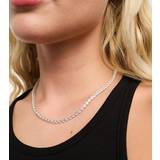 Halskæder Accessorize sterling silver plated tennis necklace