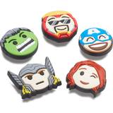 Skopleje & Tilbehør Crocs Jibbitz Characters Avengers Emojis 5-Pack Remedies Foot Care Multi One