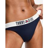 48 - Dame - XXL Badetøj Tommy Hilfiger Archive Brazilian Bikini Bottoms TWILIGHT NAVY