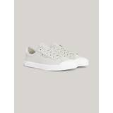 Tommy Hilfiger Ruskind Sneakers Tommy Hilfiger Suede Logo Lace-Up Trainers BLEACHED STONE