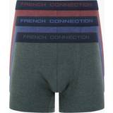 French Connection Underbukser French Connection pack trunks in green/red/navy marl2XL