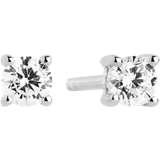 Sif Jakobs Princess Piccolo Earrings - Silver/Transparent
