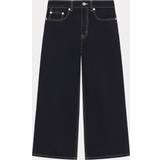 Kenzo Dame Jeans Kenzo Sumire Cropped Jeans Rinse Black Denim Womens