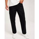 Lærred - Sort Bukser & Shorts Tommy Jeans Skater Cotton-Canvas Cargo Trousers W36/L32 Black W36/L32
