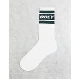 Obey Undertøj Obey Cooper II Socks White/Dark Cedar