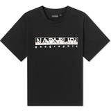 Napapijri Dame T-shirts & Toppe Napapijri Women's Rope Logo Baby T-Shirt Black Black
