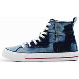 Desigual Blå Sko Desigual Hohe Sneakers Denim BLUE BLUE, 38