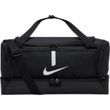 Nike Tasker Nike Academy Team Hardcase Football Duffel Bag Medium - Black/Black/White