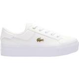 Lacoste Lærred Sneakers Lacoste Ziane W - White/Gold