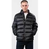 Parajumpers Herre Tøj Parajumpers Dillon Mens Glossy Down Jacket Black