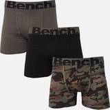 Bench 58 Tøj Bench 2XL, Camo Multi Men Dorado 3-Pack Logo Waistband Underwear Boxers Shorts Camo Multi