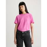 Calvin Klein Pink Overdele Calvin Klein Cotton Badge T-shirt Pink