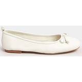 13 - Hvid Højhælede sko LTS Long Tall Sally Leather Ballerina White, White, 11, Women White