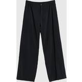 Our Legacy Bukser Our Legacy Luft Woven Relaxed Straight-Leg Trousers IT 44/XS Black