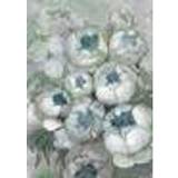 Turkis Plakater Pelcasa Nuria Bouquet Of Peonies In Teal Green Poster