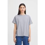 Ichi Dame T-shirts & Toppe Ichi T-shirt Palmer Grey Melange