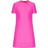 48 - Dame - Guld Kjoler Valentino CREPE COUTURE SHORT DRESS Wo PINK PP
